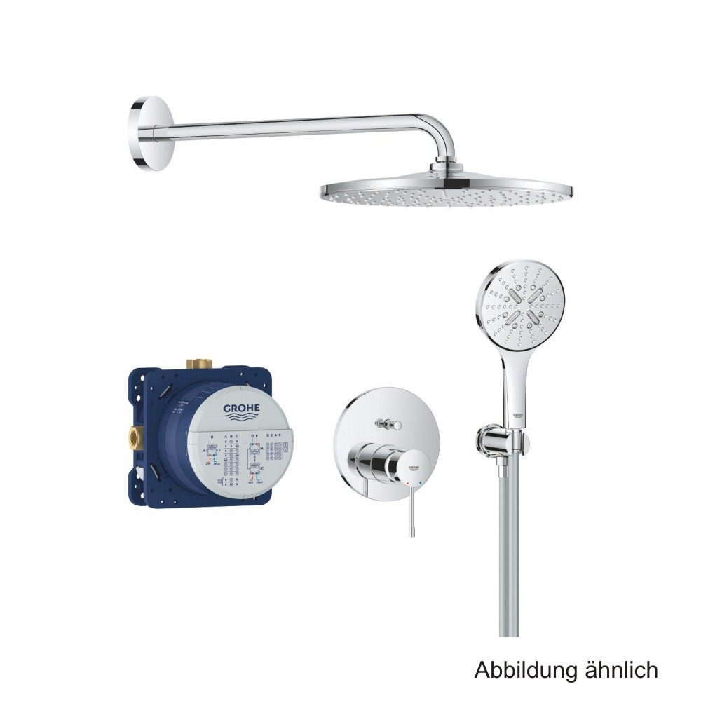 Grohe Duschsystem GROHE Essence UP-Duschsystem 2 WU Kopfbrause Rainshower Mono 310 chrom