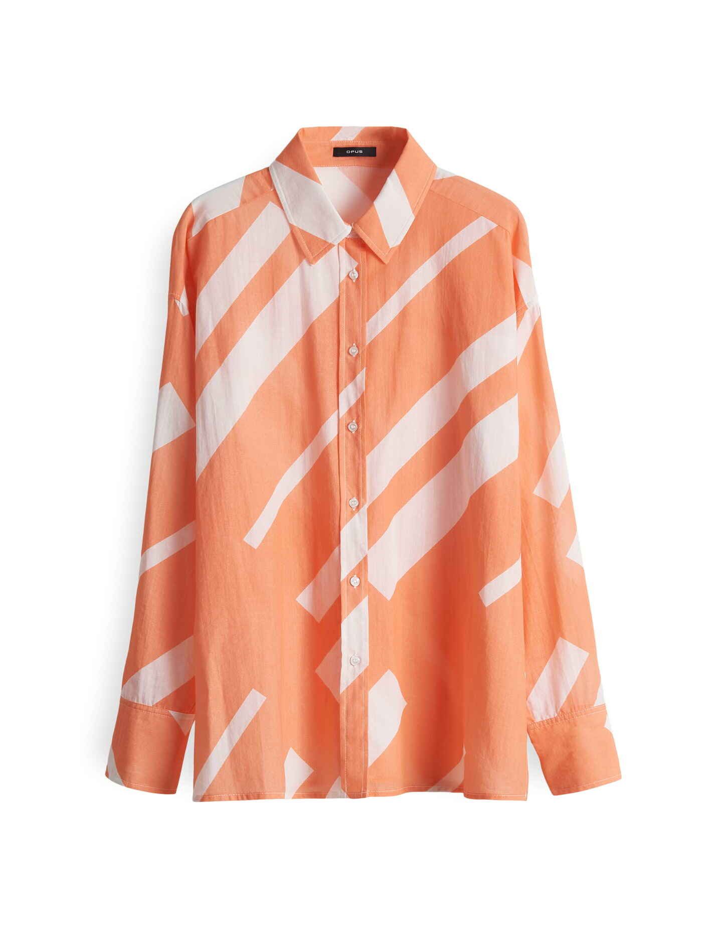 OPUS Hemdbluse FENLO STRIPE aus BCI Cotton