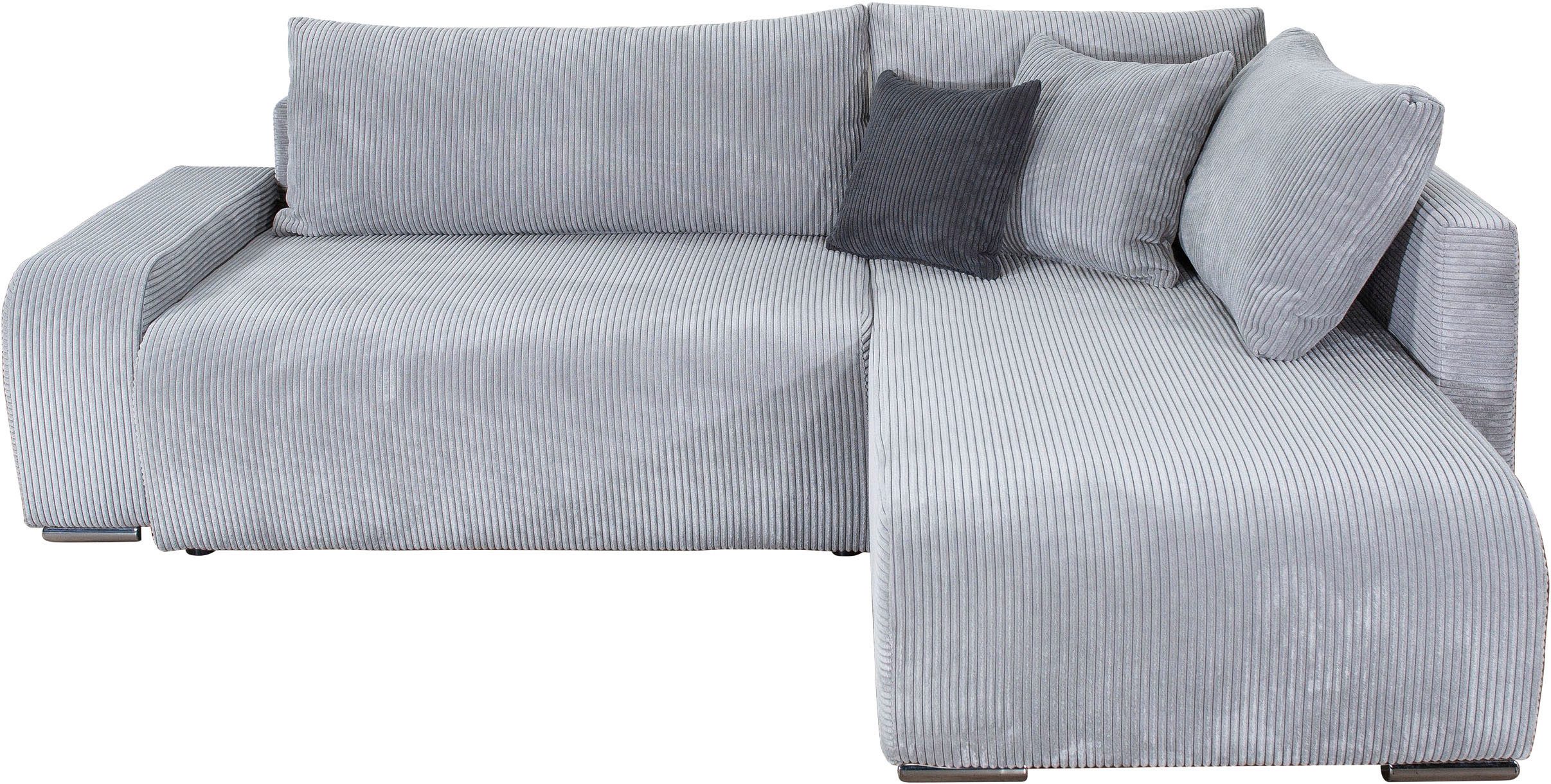 COLLECTION AB Ecksofa Poppy, L-Form, Breite 227 cm mit Schlaffunktion, inkl günstig online kaufen