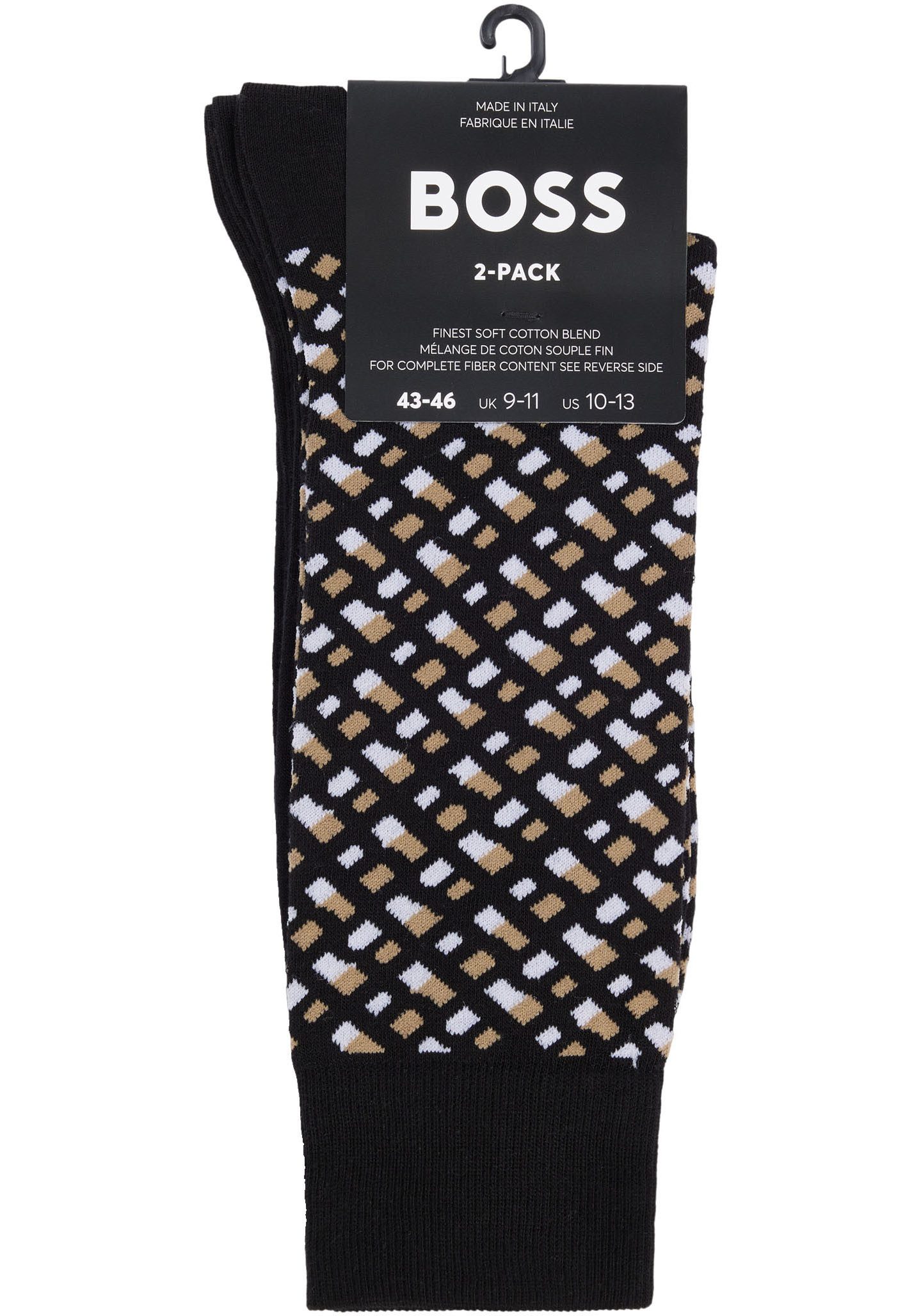 BOSS Socken 2P RS Monogram CC (Packung, 2-Paar) mit Logo günstig online kaufen