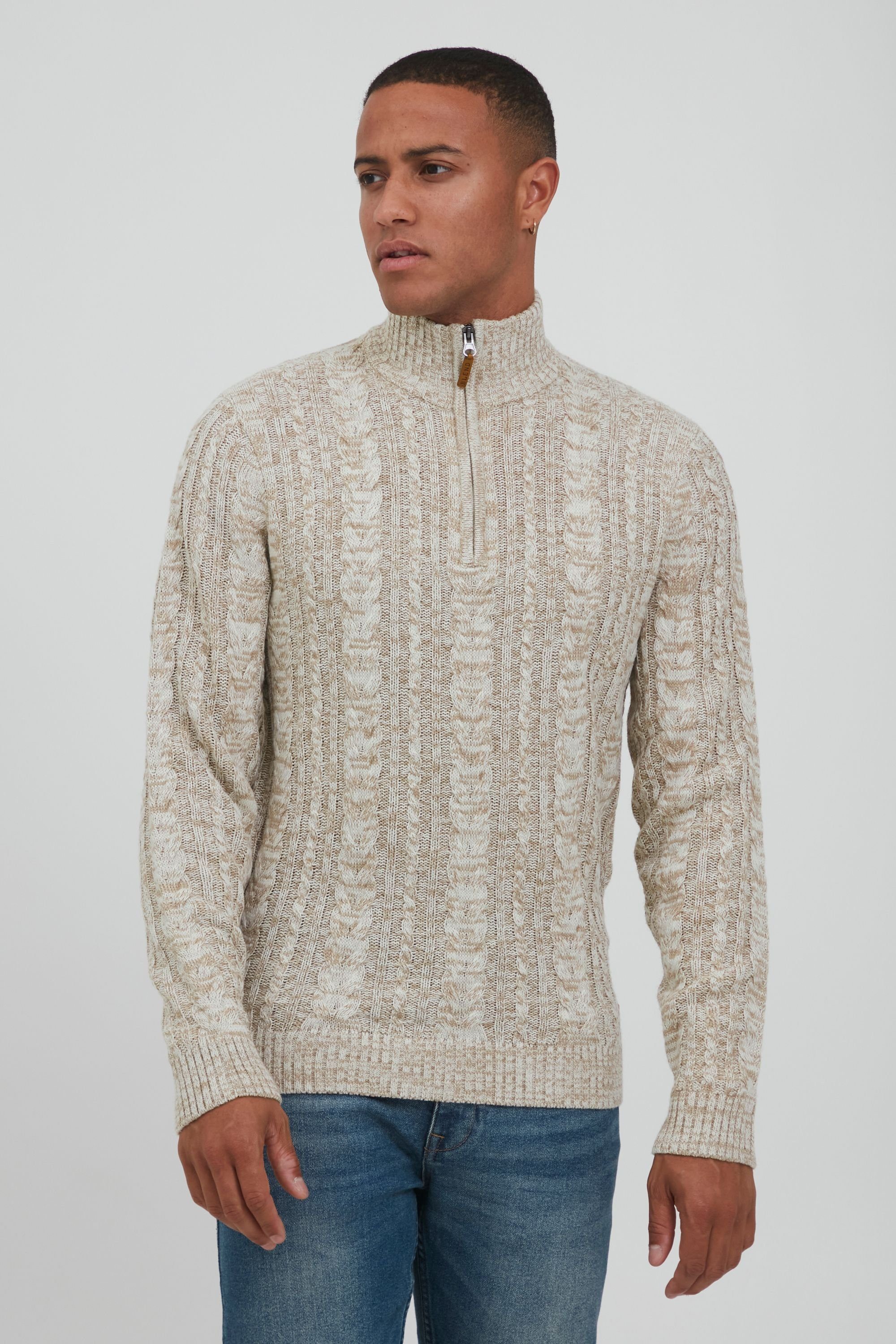 Blend Troyer BHZotem Grobstrick-Troyer mit Stehkragen günstig online kaufen