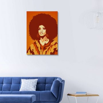 Posterlounge Holzbild JASMIN!, 70s Orange Soul Mama, Lounge Digitale Kunst