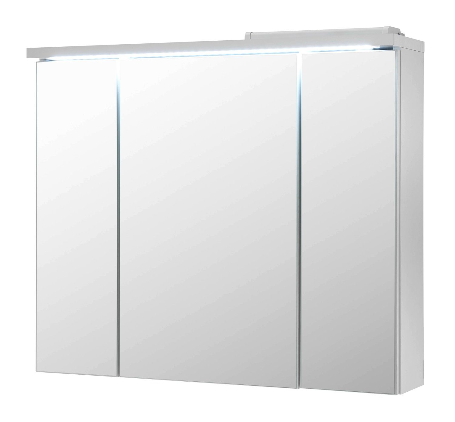 Spiegelschrank POOL, Weiß matt, mit 2 Türen, Badmöbel