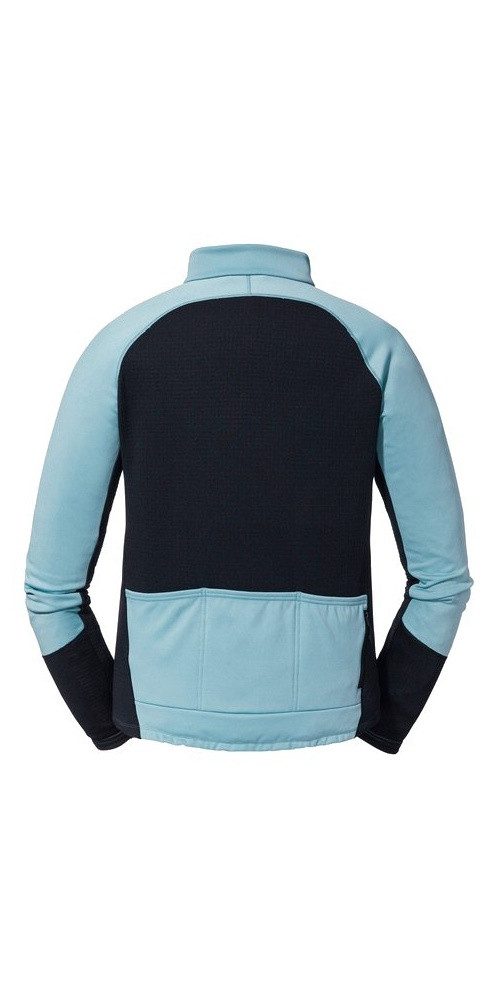 Schöffel Langarmshirt Piambello Full-Zip (maximale Bewegungsfreiheit) hellblau Herren