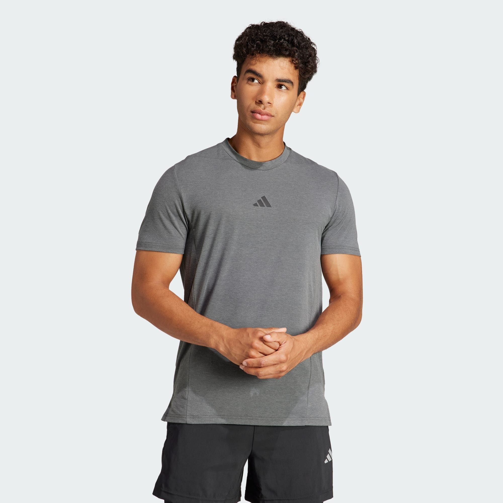 adidas Performance Funktionsshirt DESIGNED WORKOUT Solid FOR Dgh T-SHIRT TRAINING Grey