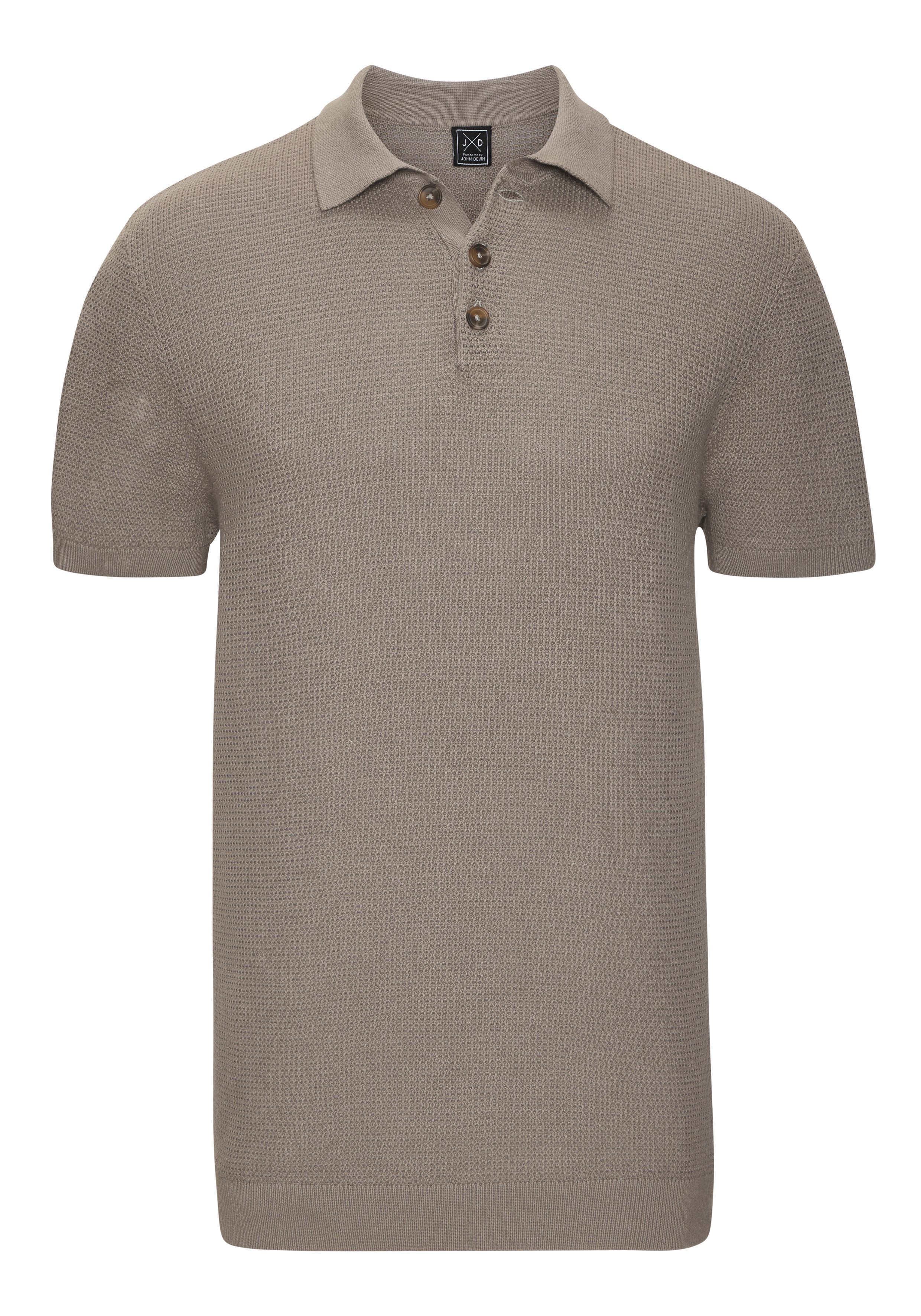 John Devin Poloshirt - Strick Poloshirt, Regular fit mit Polokragen und kle günstig online kaufen