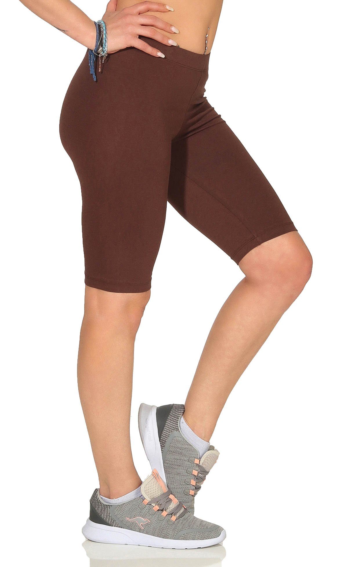 Mellice Radlerhose Damen Kurz Leggings Radlerhose Jogginghose