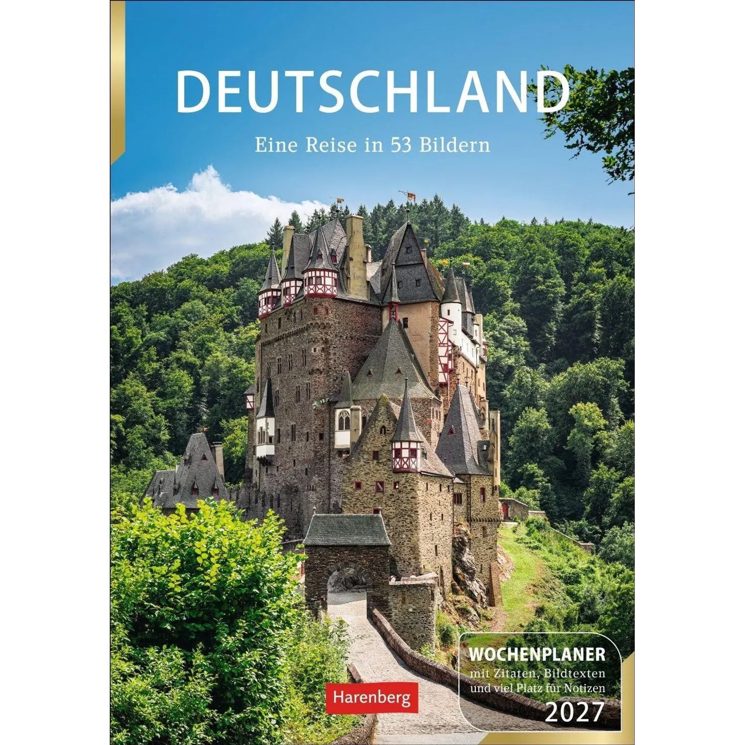 Harenberg Kalender Verlag Wandkalender Deutschland Wochenplaner 2027 - Eine Reise in 53 Bildern