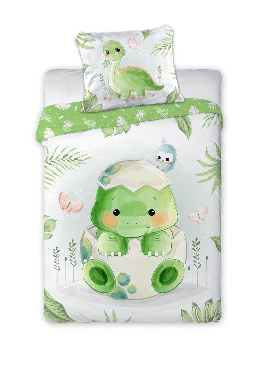 texpot Bettwäsche Kinderbettwäsche Dinobaby bedruckt Garnitur, günstig online kaufen