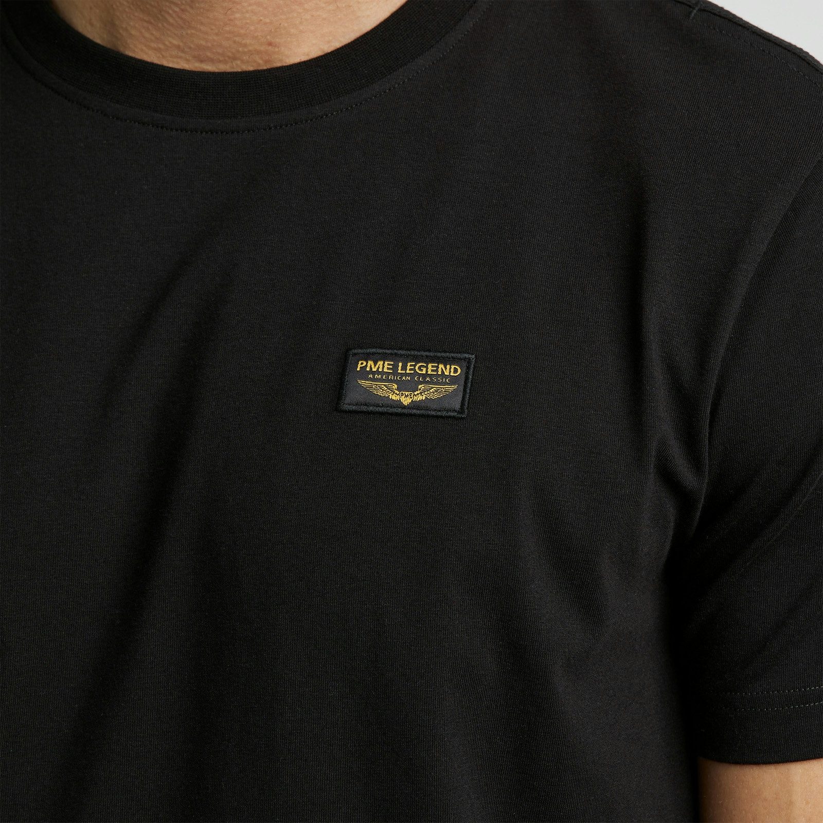 PME LEGEND T-Shirt mit Logobadge
