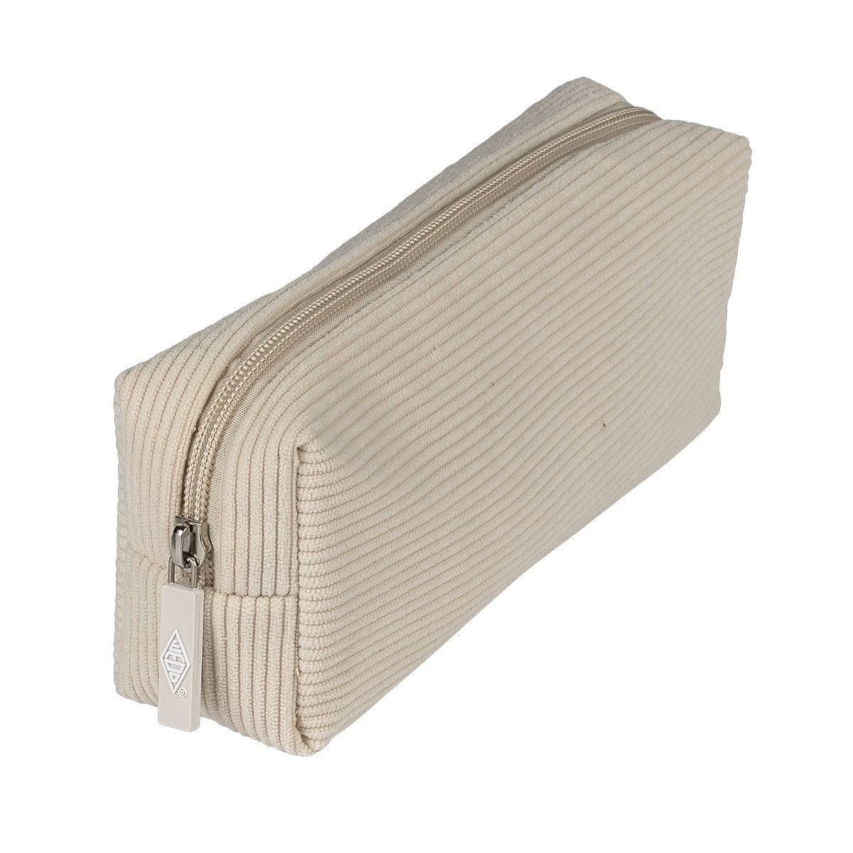 Werner Dorsch Federtasche Stiftmäppchen Cord beige 23x5x9,5cm