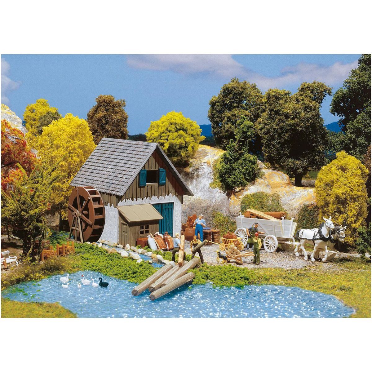 Faller Modellbausatz Faller 131362 Kleine Mühle H0