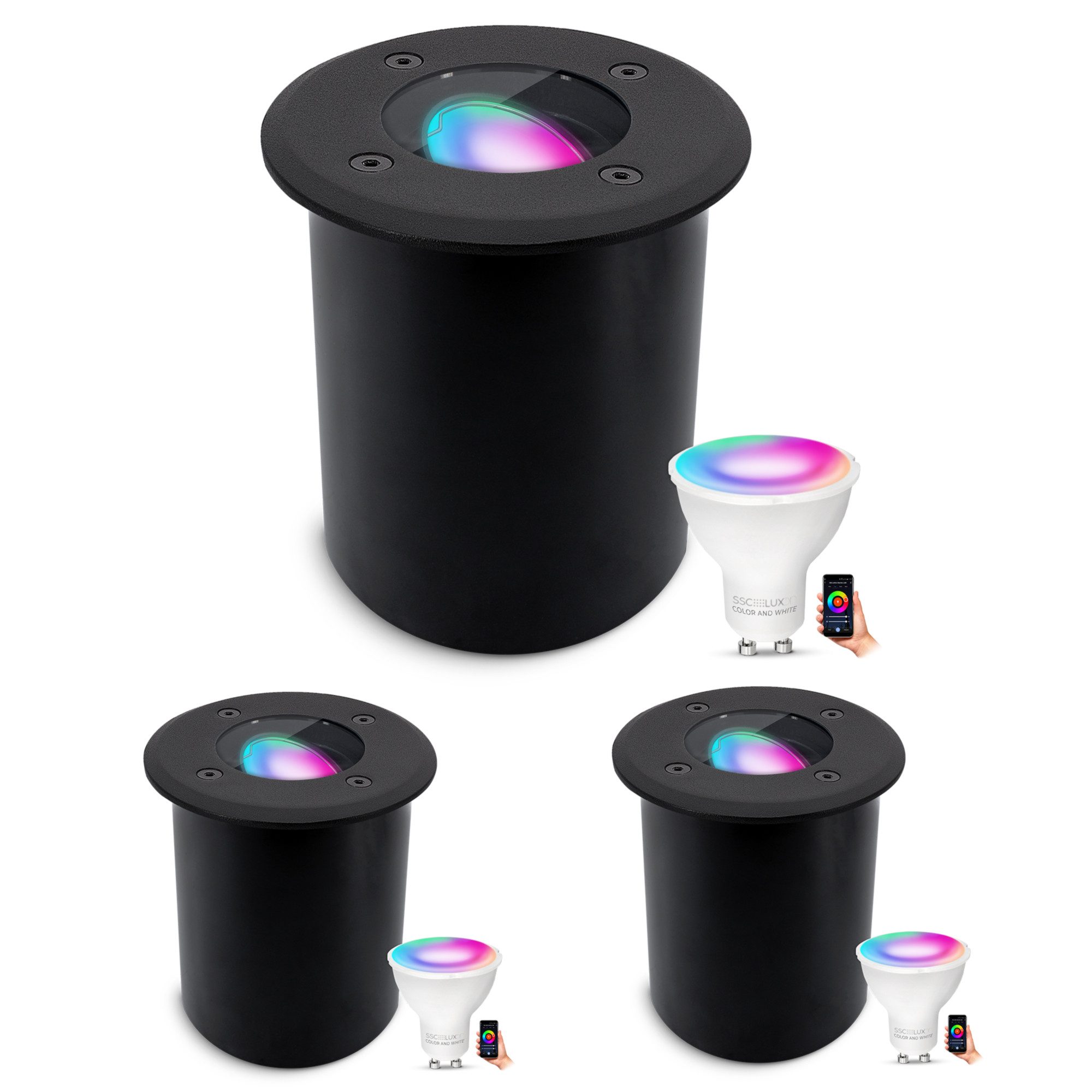 SSC-LUXon LED Gartenstrahler JUAVI Bodeneinbauleuchte IP67 günstig online kaufen