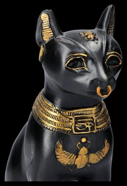Figuren Shop GmbH Dekofigur Bastet Figur - Ägyptische Göttin als Katze - Ägypten Dekofigur
