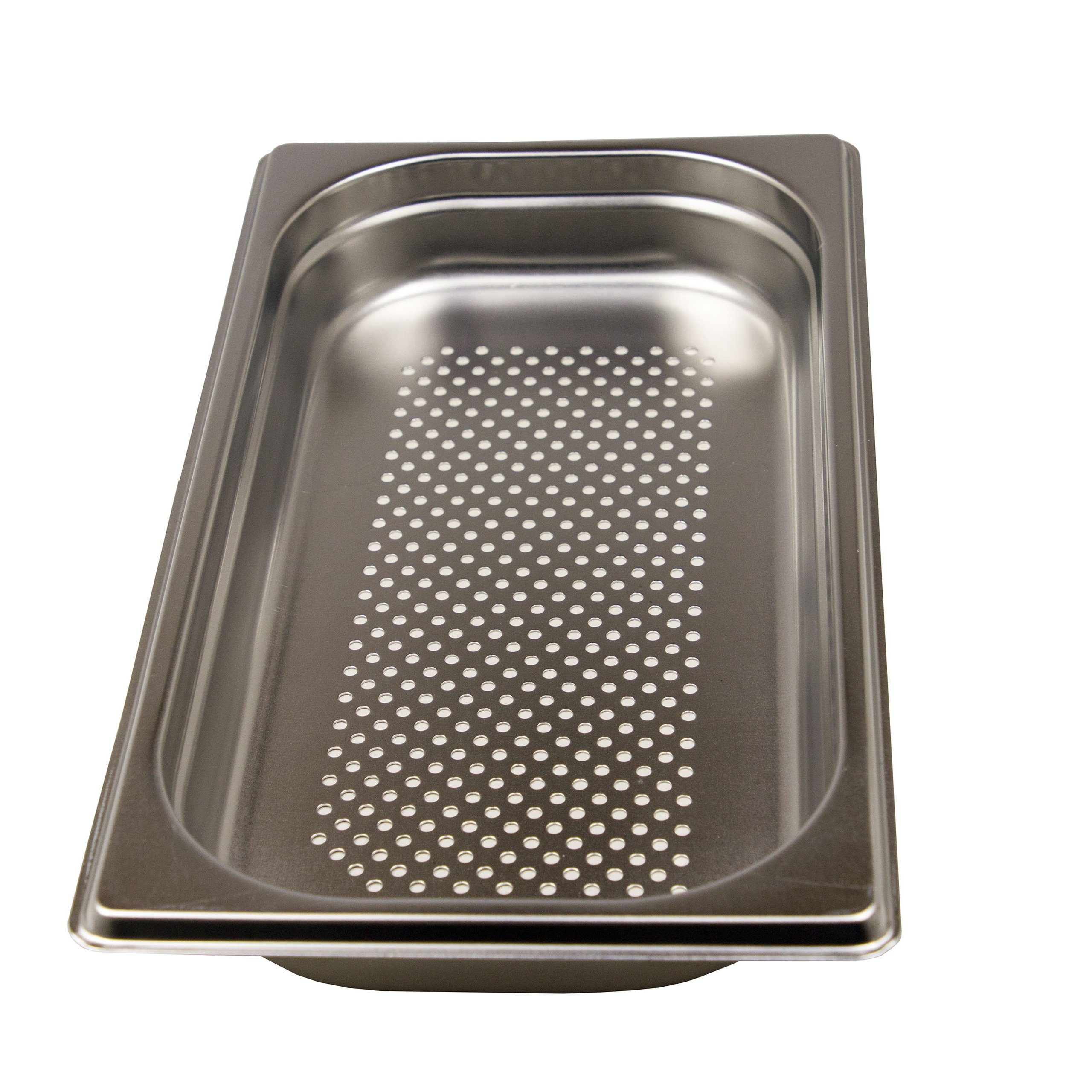Airbrush-City Thermobehälter GN 1/3 Gastronormbehälter GN-Behälter Edelstahl 1,5 Liter Tiefe 40mm gelocht, (0-tlg)
