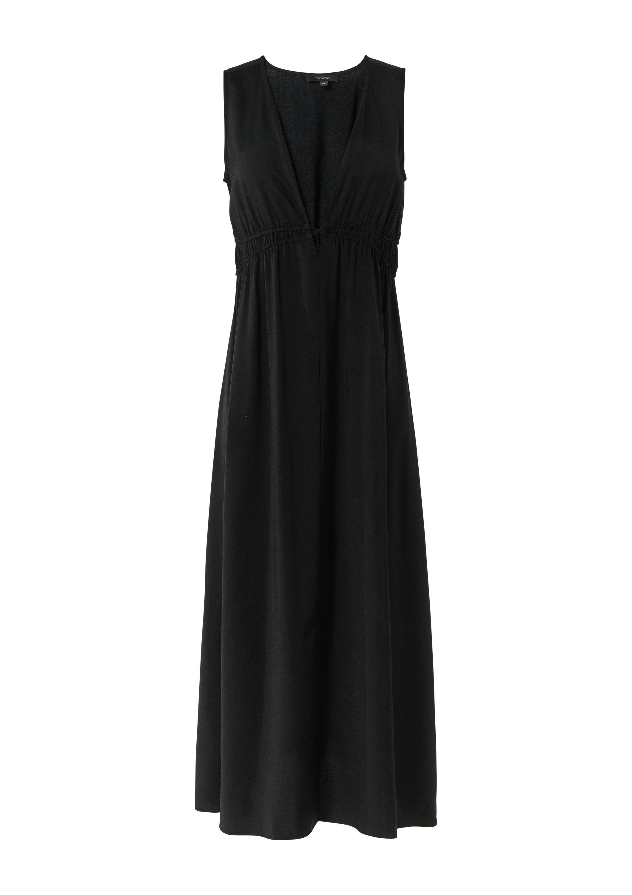 comma Maxikleid Kleid Kleid mit elastischem Bund günstig online kaufen