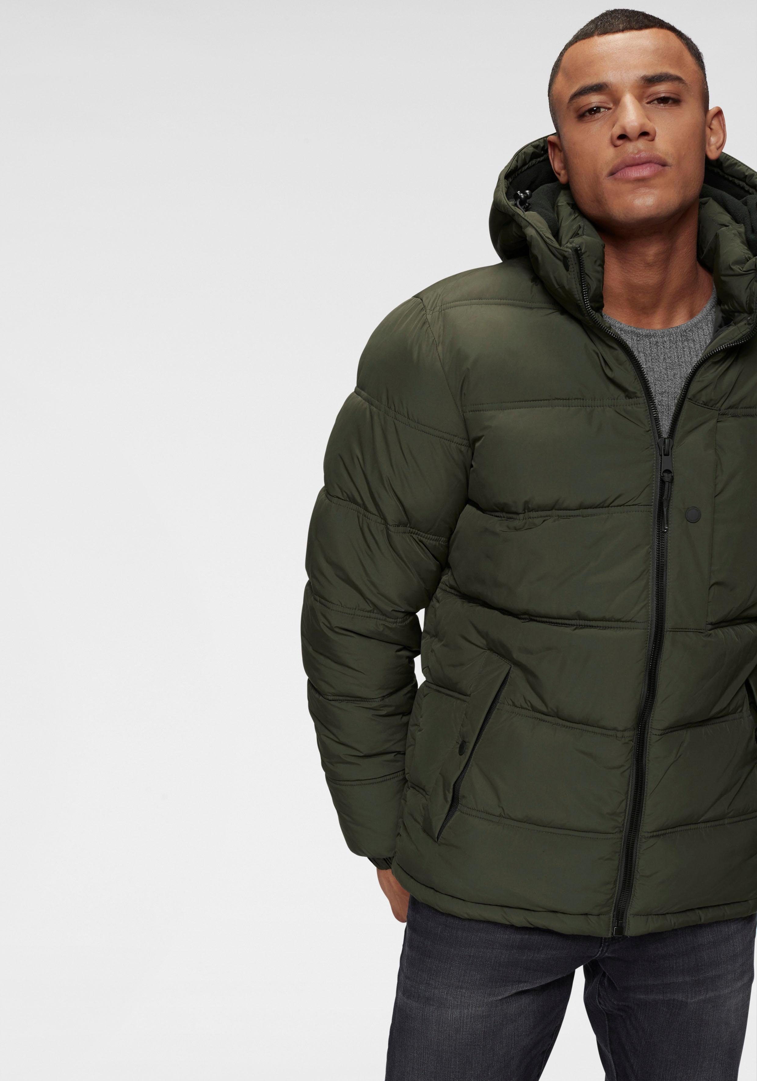 edc by Esprit Steppjacke mit Handwärmtaschen | OTTO Winterjacke Parka Herren, Esprit