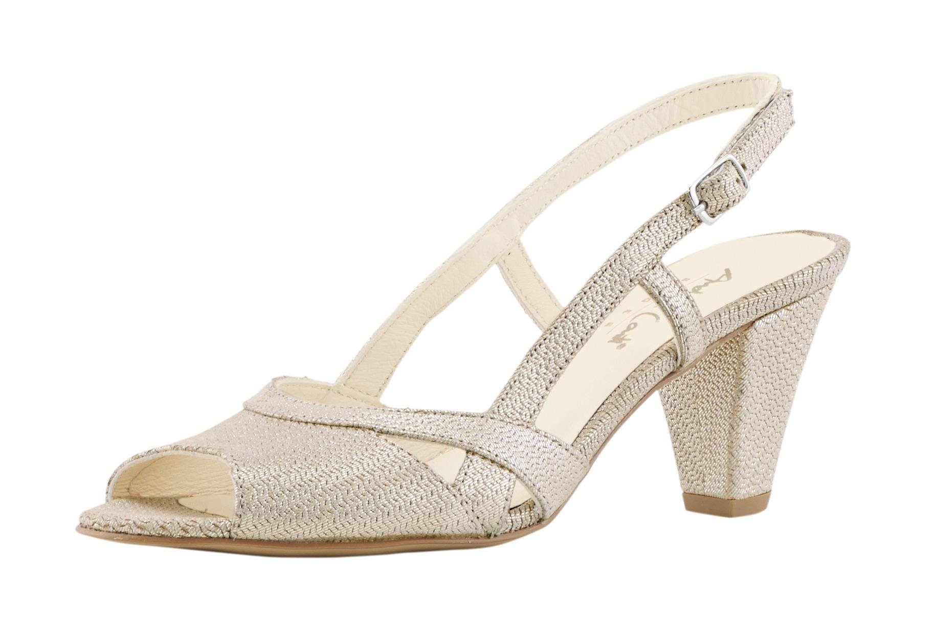 Andrea Conti Sandalette in Schimmeroptik kaufen | OTTO Andrea Conti Sandalette Mit Glitter Damen Hausschuhe