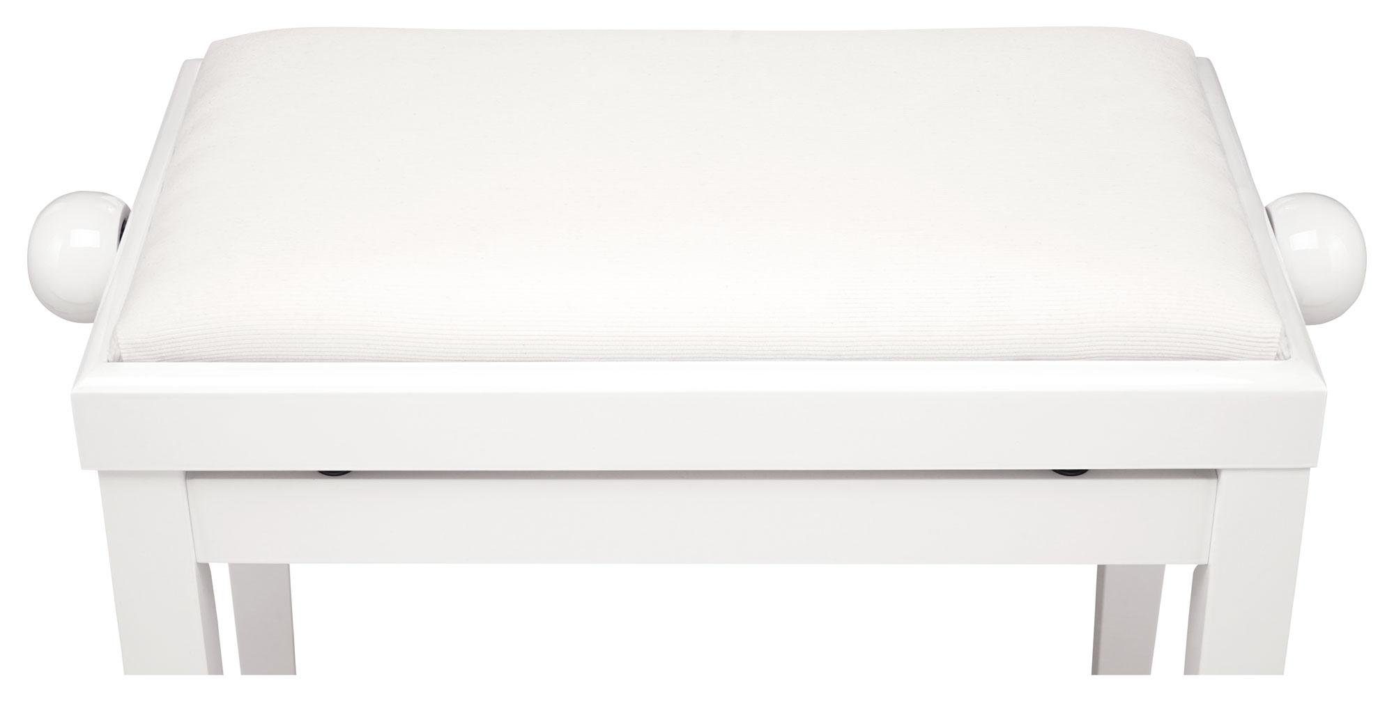 Classic Cantabile Klavierbank DP Pianobank - Höhenverstellbar von 47 bis 56 cm (Hochwertiger Sitzkomfort, 1-St., Sitzfläche 55 x 32 cm), Leichtgängige Spindelmechanik