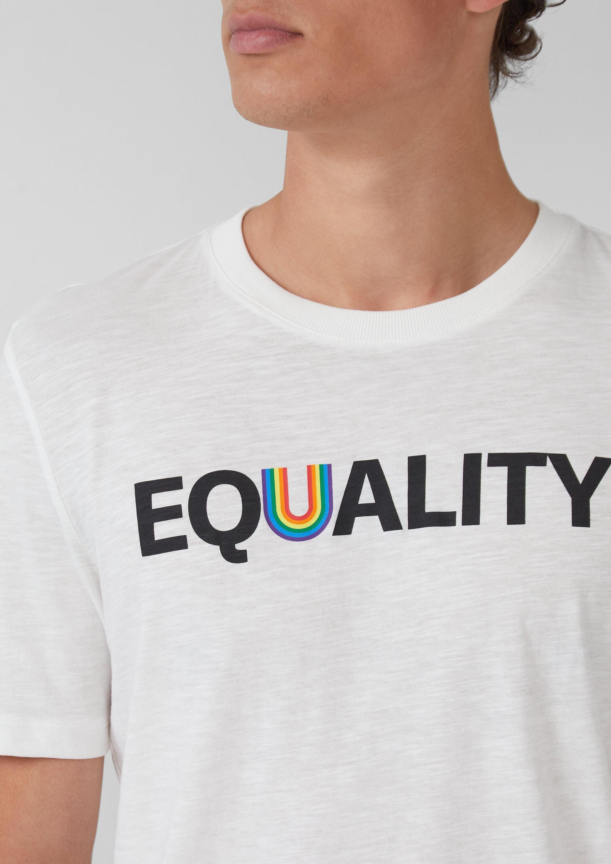 s.Oliver Kurzarmshirt T-Shirt T-Shirt mit Pride-Motiv
