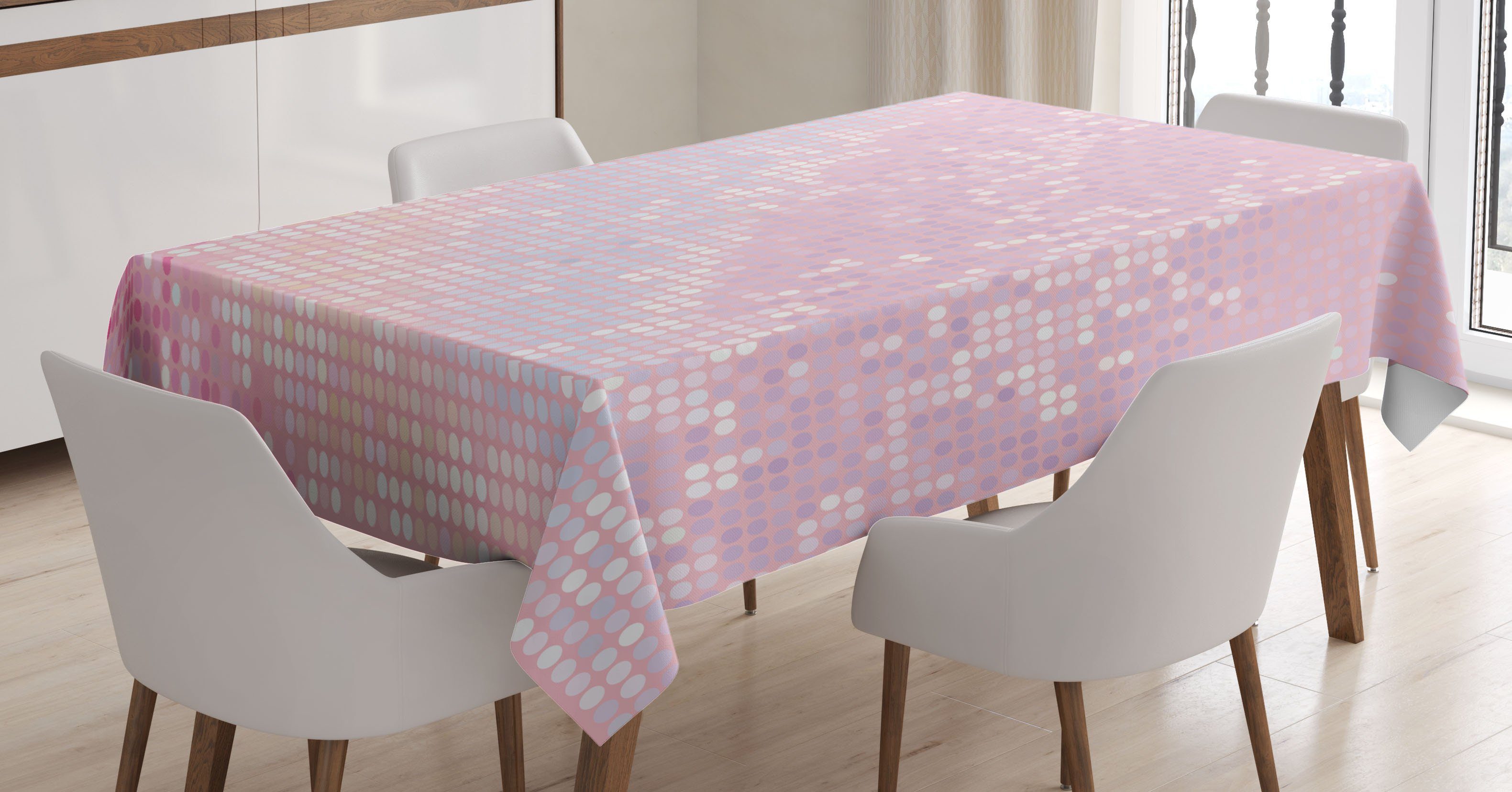 den Disco-Kugel-Muster Bereich Tischdecke Waschbar Abstrakt Für Klare Farbfest Modern Farben, Abakuhaus Außen geeignet