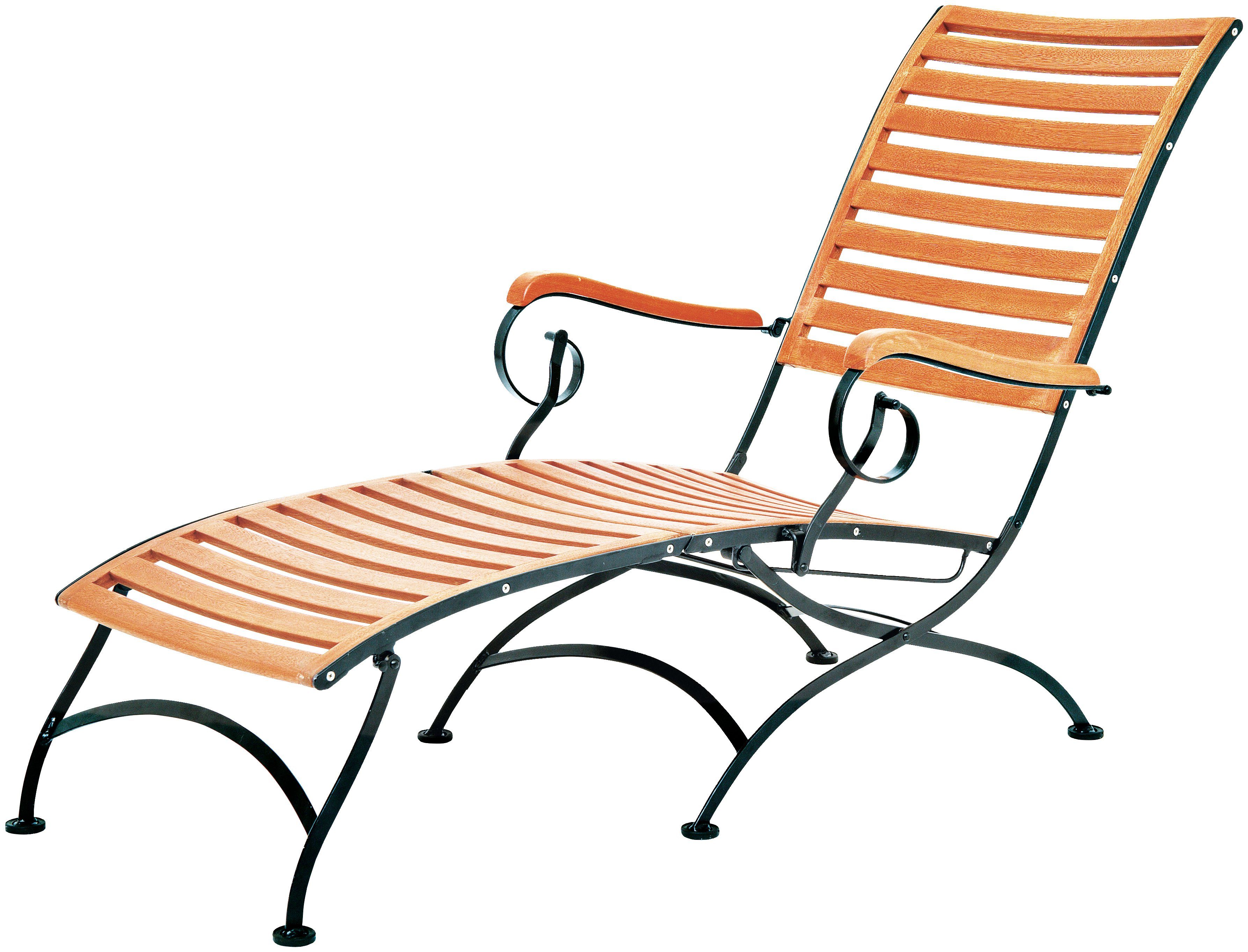MERXX Gartenliege, Eukalyptus, klappbar, braun günstig online kaufen