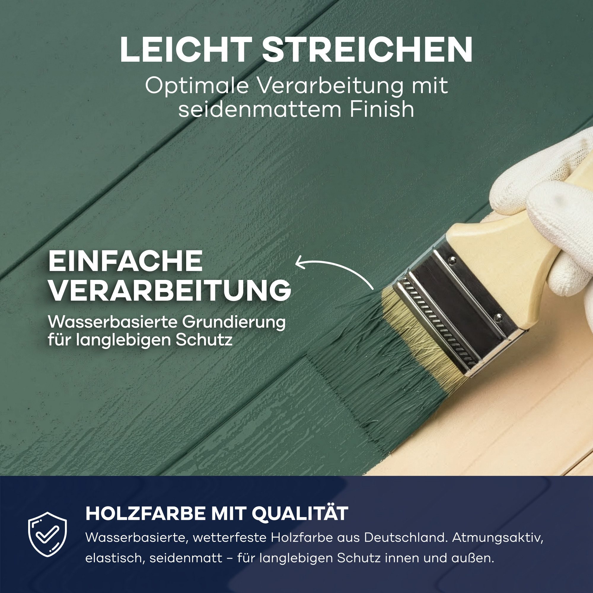 plid Holzlack Holzfarbe Holzlack Schwedenhausfarbe Landhausfarbe Dauerschutzfarbe, Schnelltrocknend, verarbeitungsfertig