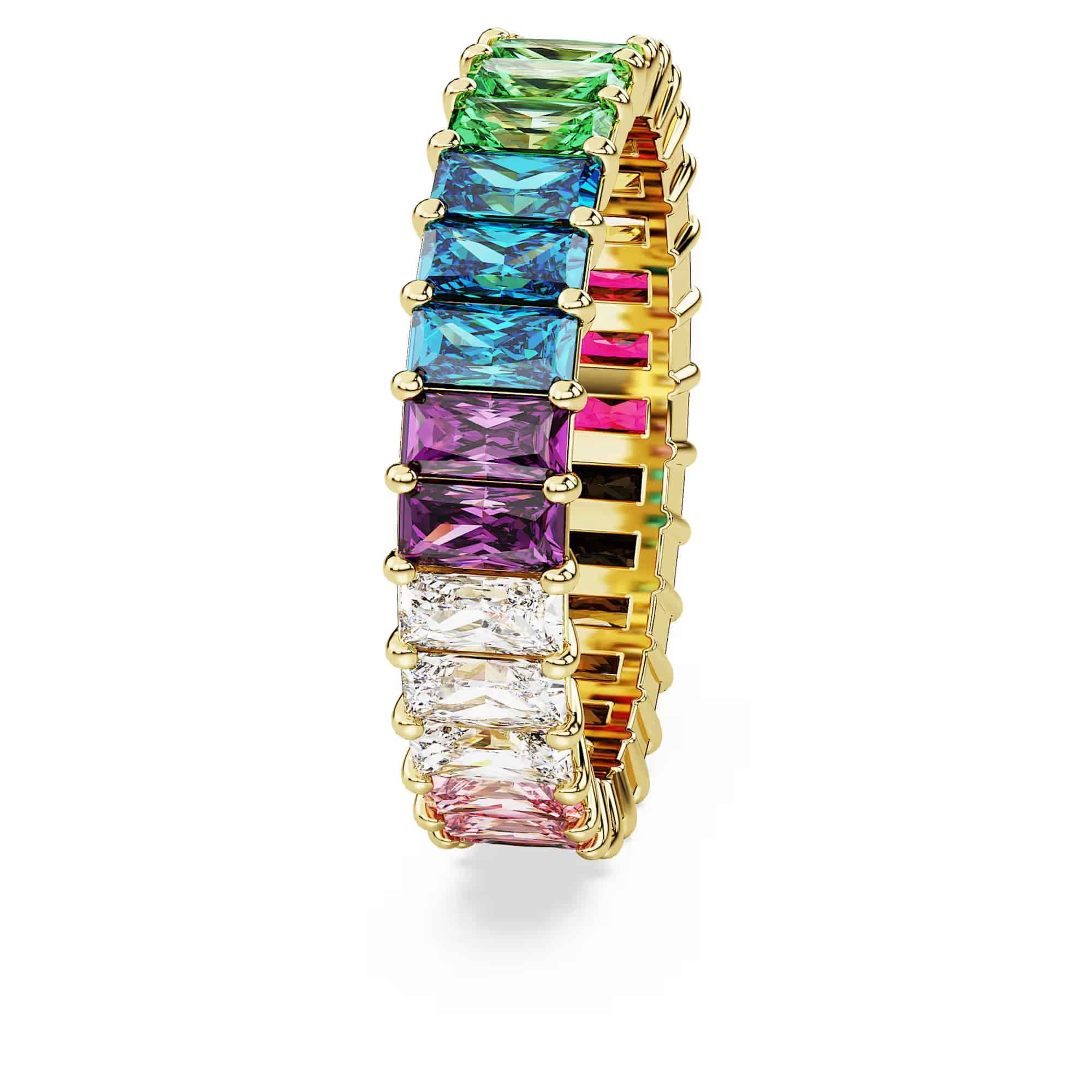 Swarovski Fingerring Swarovski Ring Matrix 5686635 Baguette-Schliff, Mehrfarbig, Größe 64 (kein Set, 1-tlg)