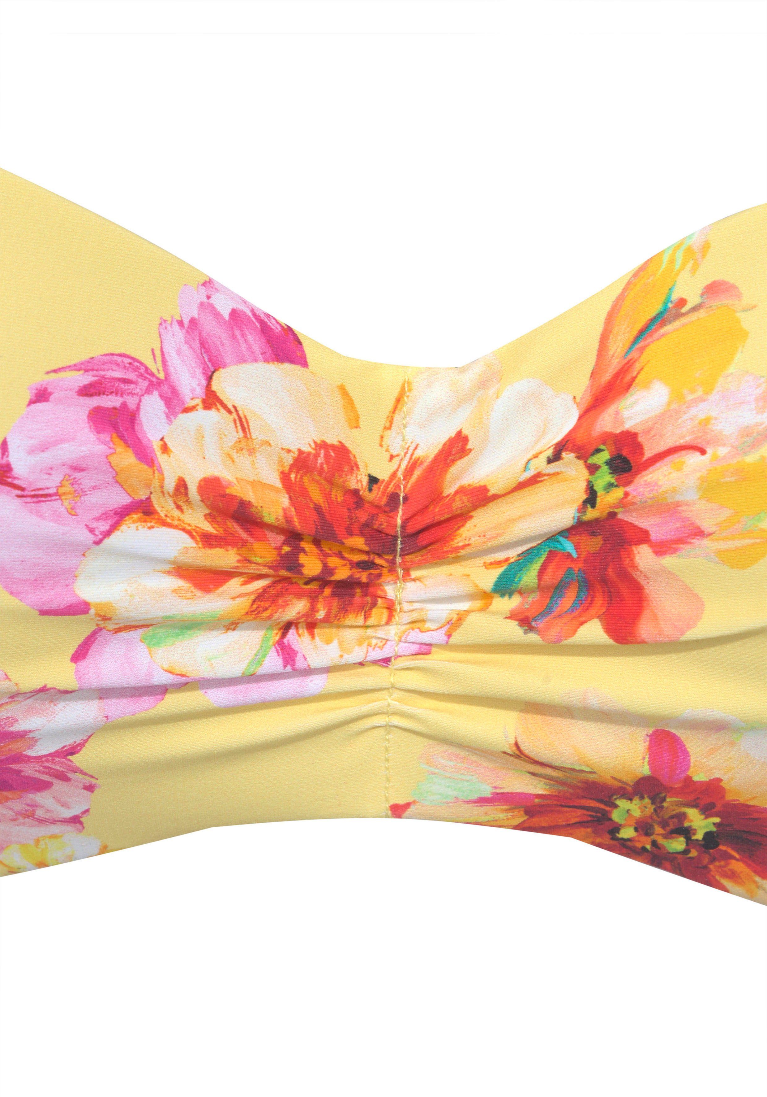 Sunseeker Bügel-Bandeau-Bikini-Top Mila, im floralen Design