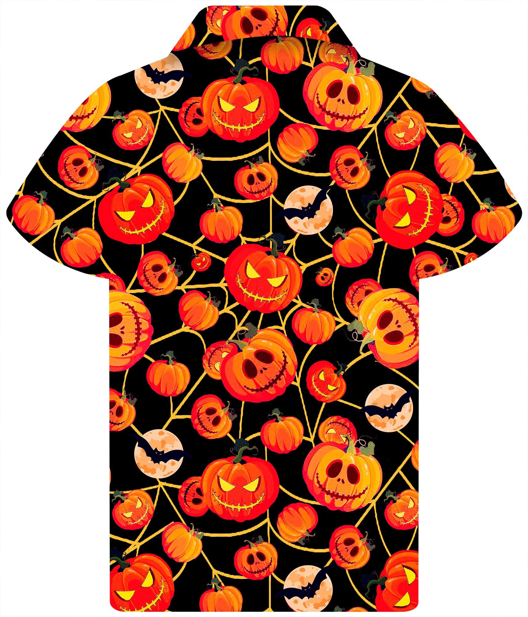 King Kameha Hawaiihemd Halloween Pumpkin Web günstig online kaufen
