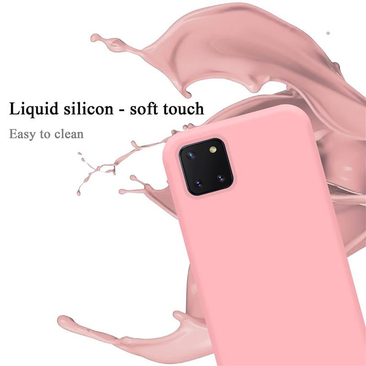 Cadorabo Handyhülle für Samsung Galaxy A81 / NOTE 10 LITE / M60s Hülle Samsung Galaxy A81 / NOTE 10 LITE / M60s, Flexible Hülle TPU Silikon Schutzhülle Back Cover Case
