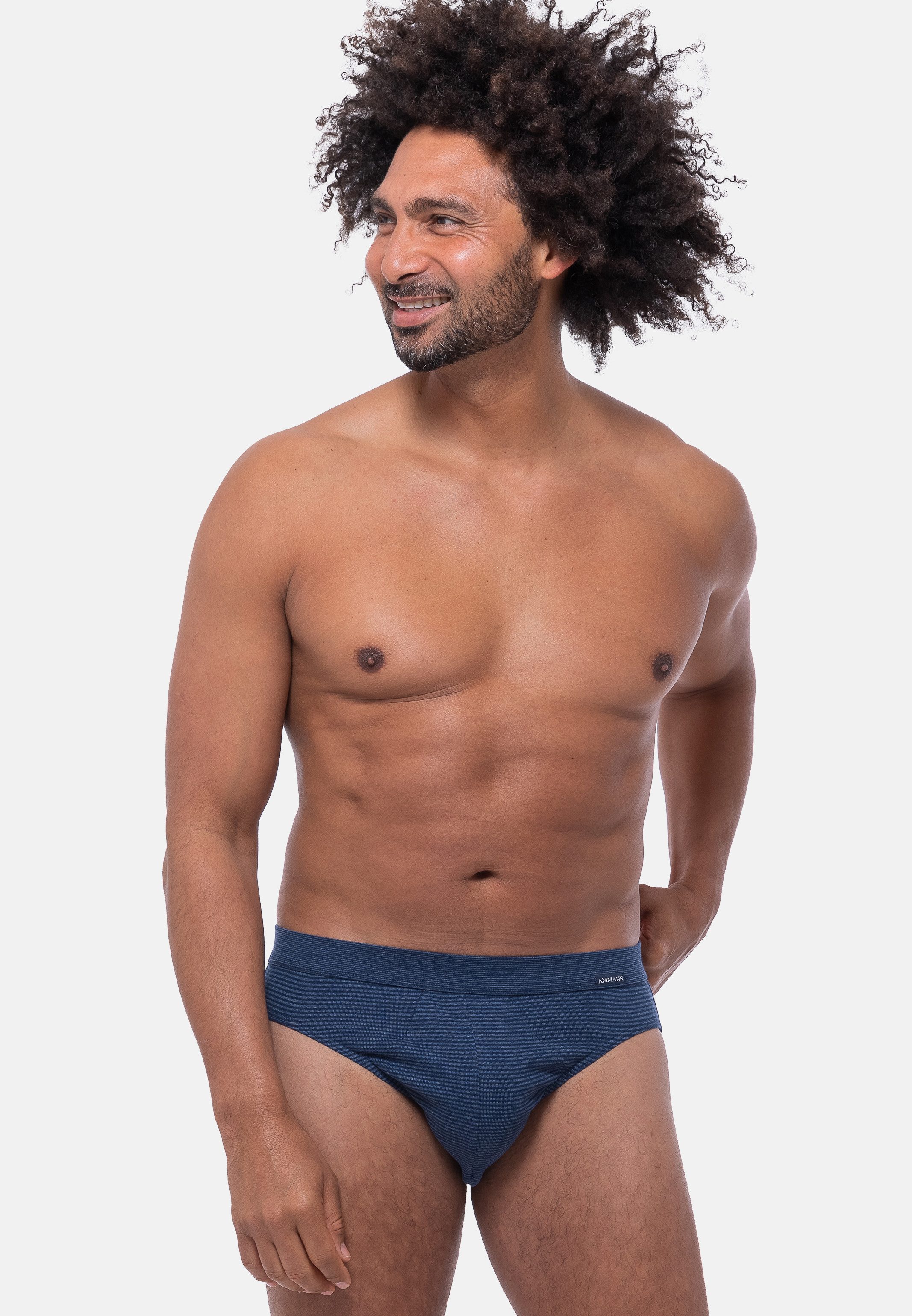 Ammann Slip 3er Pack Jeans Feinripp günstig online kaufen