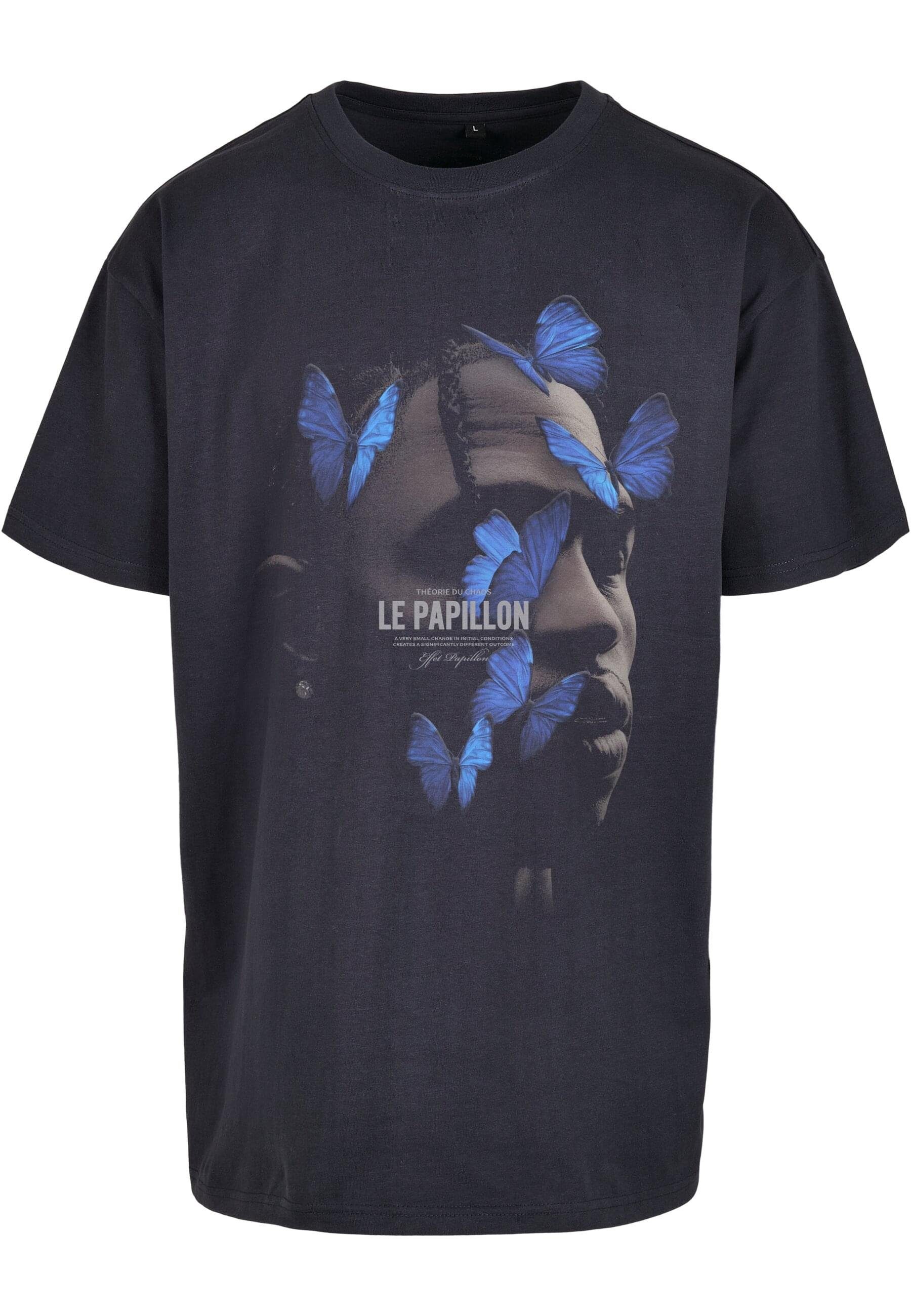 Oversize Kurzarmshirt Papillon (1-tlg) Tee Herren navy by Upscale Le Tee Mister