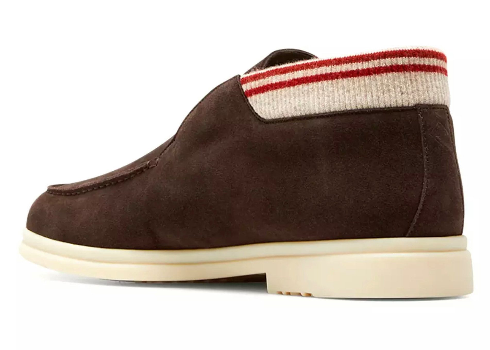 Loro Piana Open Wintery Walk Chukka Boots Sneakerboots Schaffellfutter, kaschmirbesetztes Bündchen, Wildleder