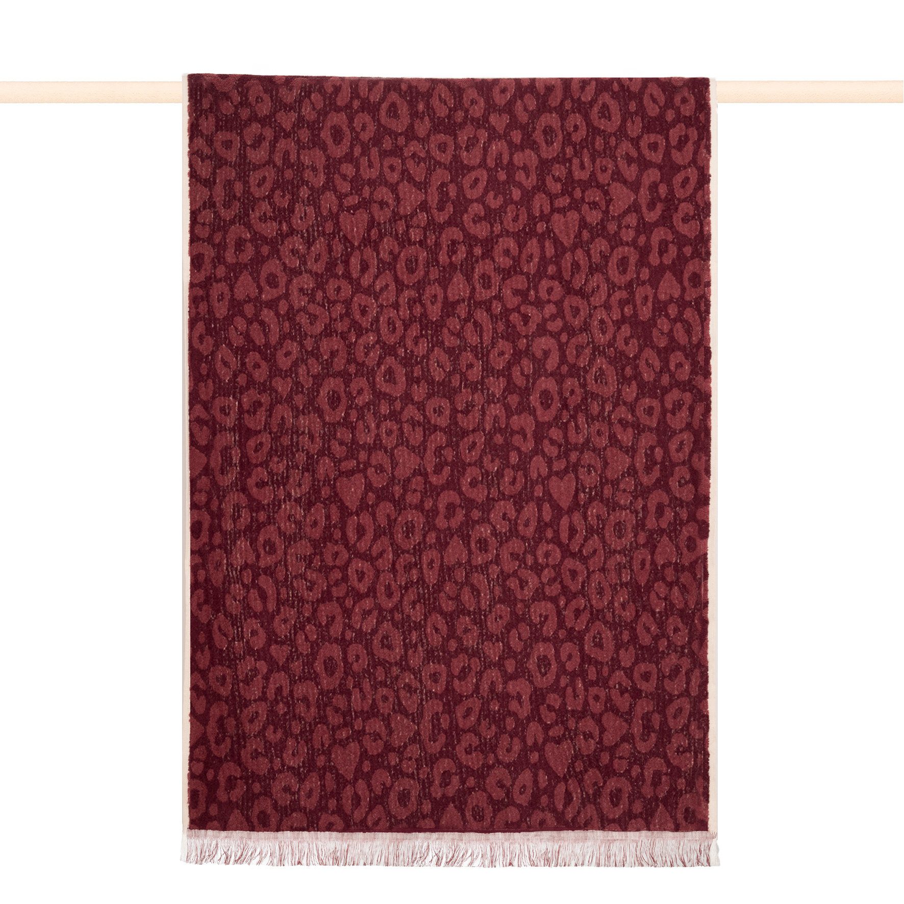 PAD Strandtuch LEO, 100x180 cm, Frottee (1-St), Leo-Design, Jacquard-Webung, weich und saugstark
