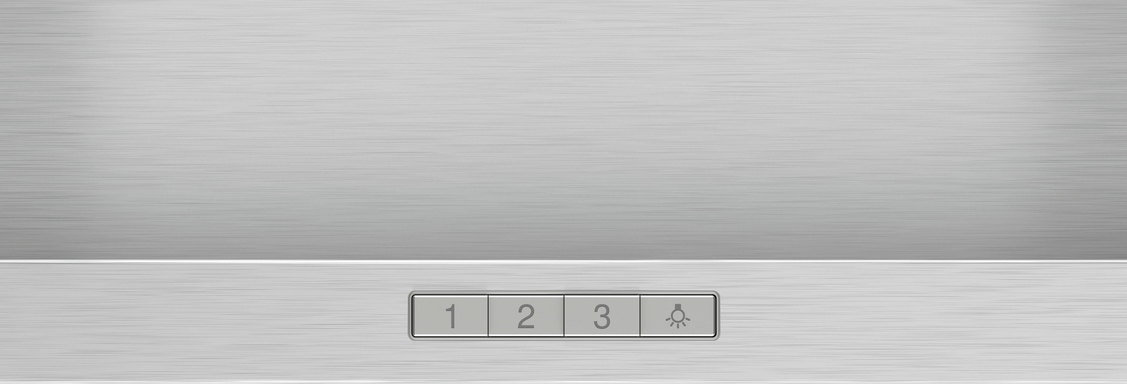 BOSCH Wandhaube DWP65BC51 Serie Serie 2 LED Belichtung und einfach zu reinigender Metall-Fettfilter – Bild 4 von 5