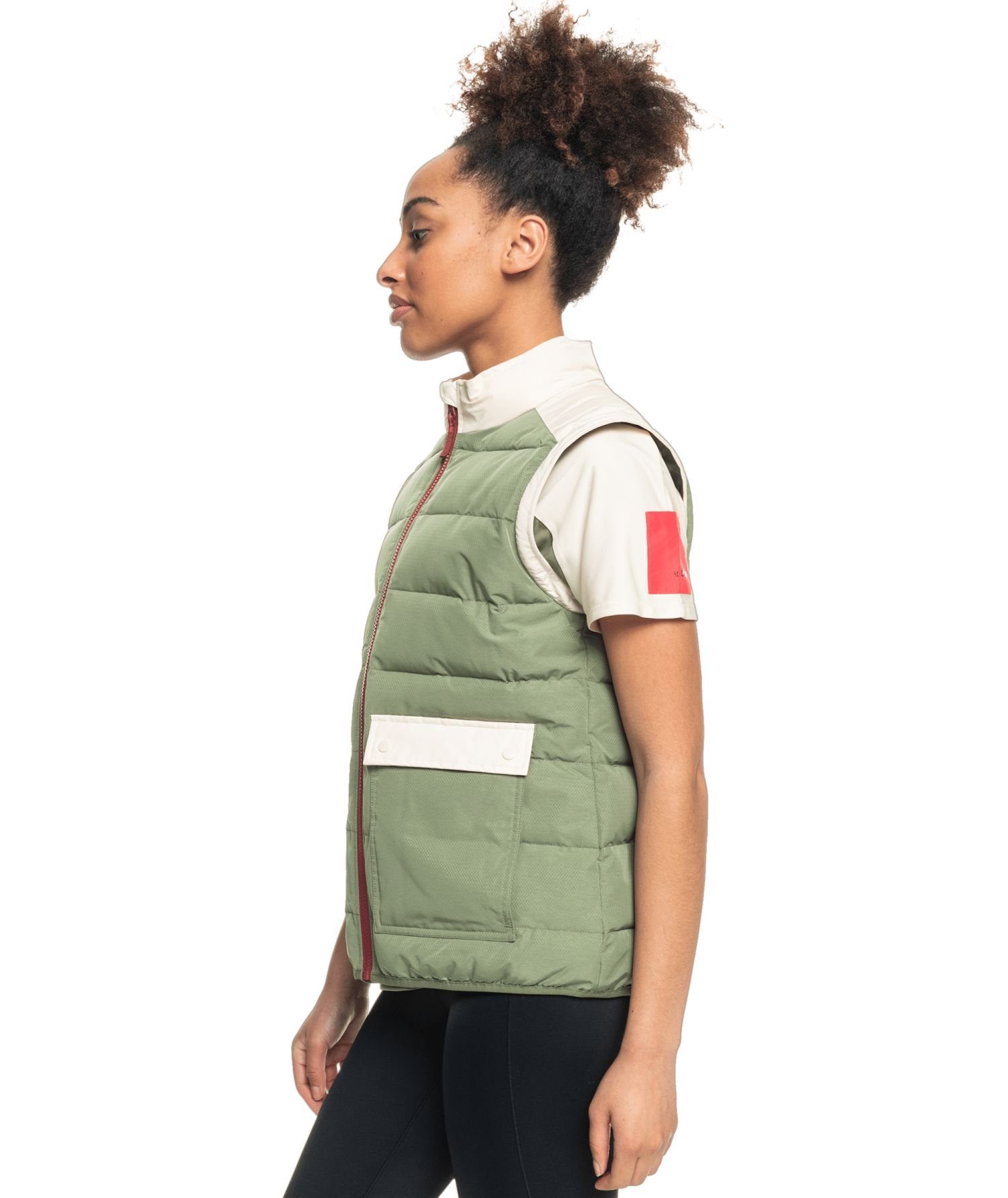 Roxy Allwetterjacke ROXY Sport Jacke Crazy Fantasy Deep Lichen Green L