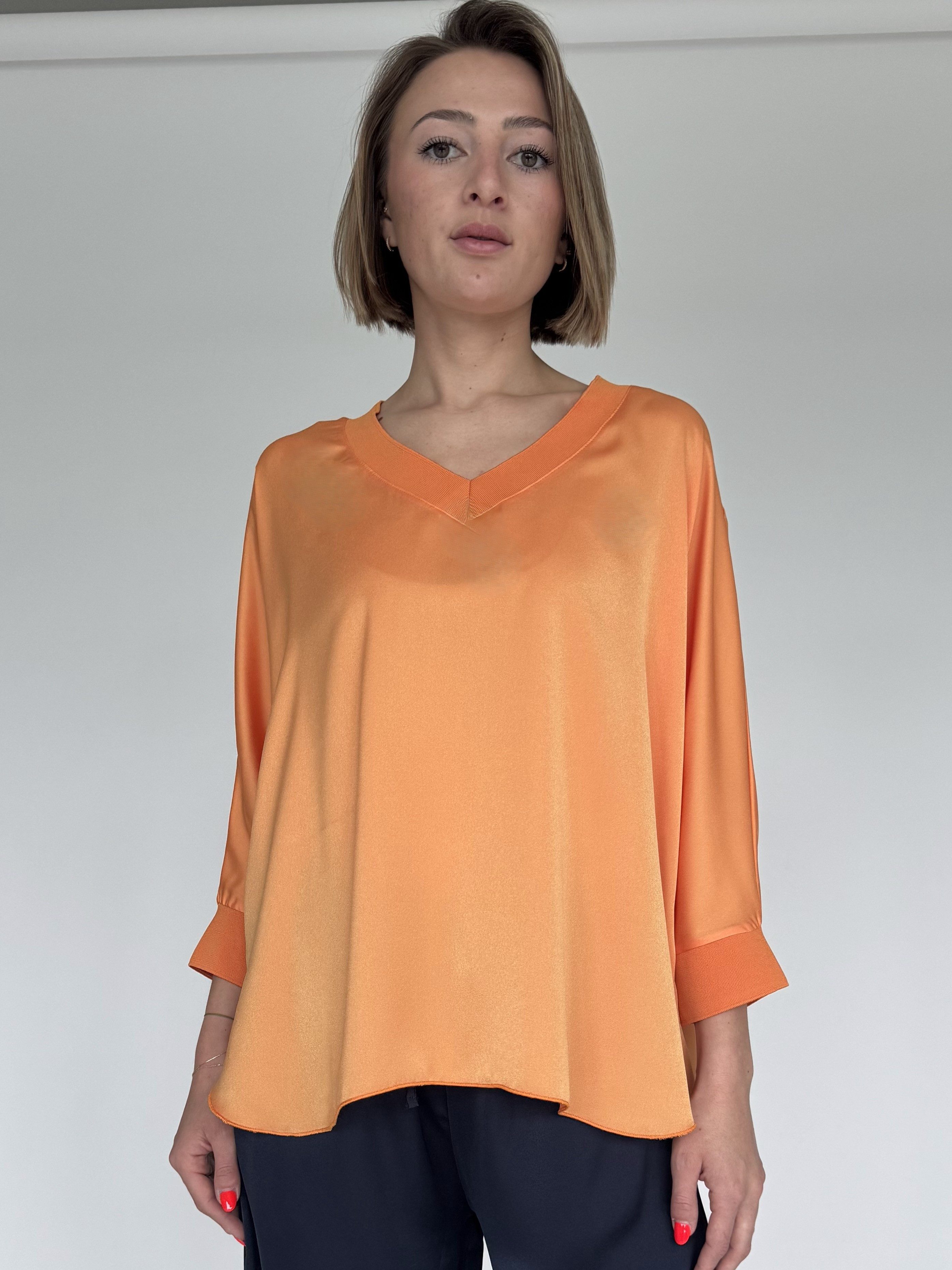 Zuckerwatte Satinbluse silktouch günstig online kaufen