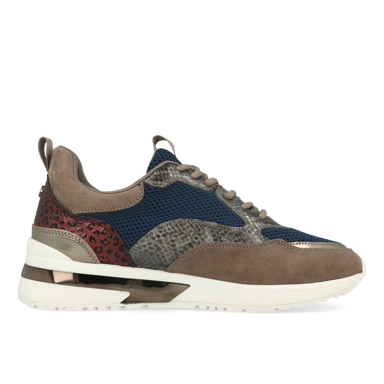 La Strada La Strada 2003018 Damen Sneaker Taupe Micro Multi Sneaker