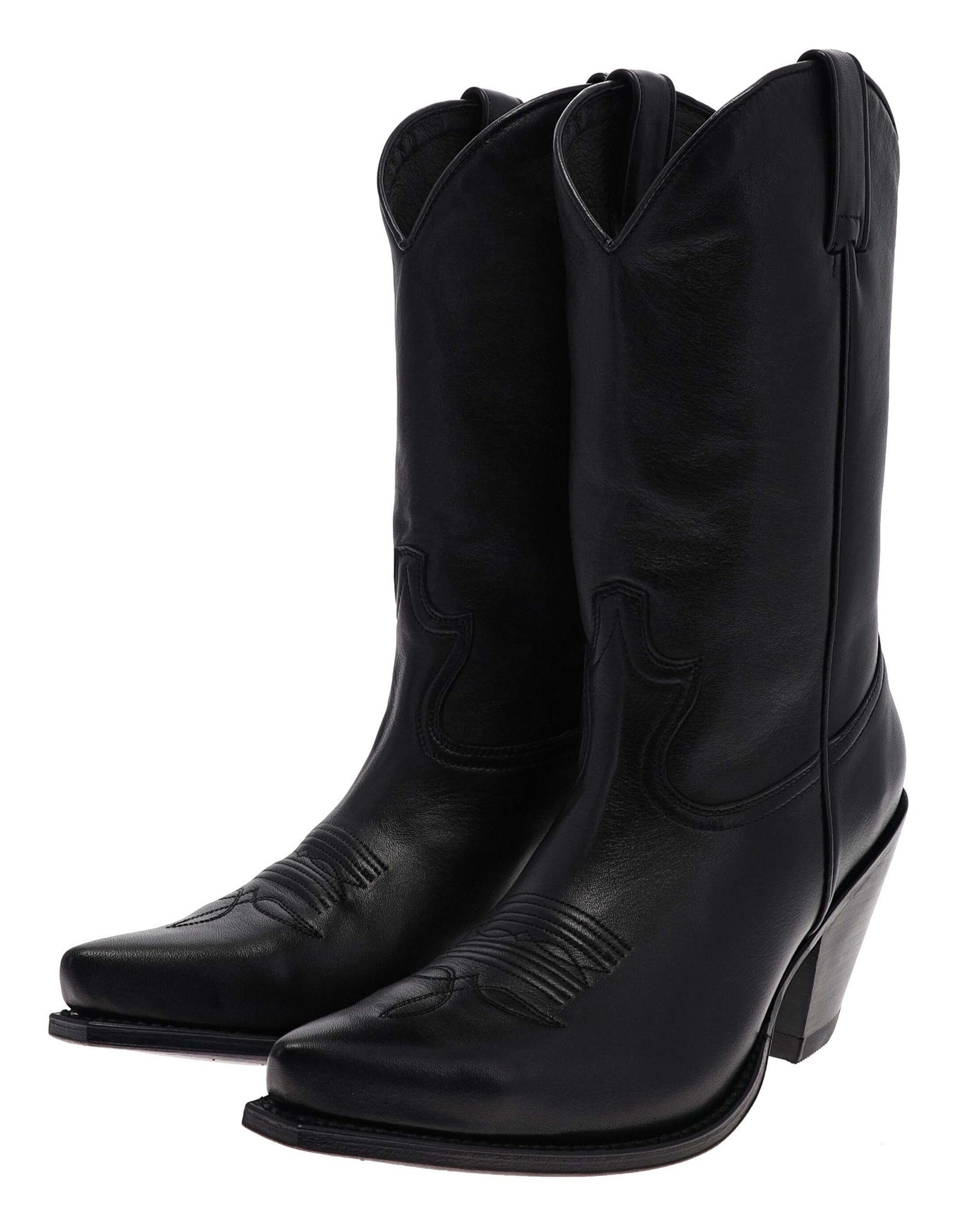 Sendra Boots GORCA 15422 Schwarz Cowboystiefel Rahmengenähter Damen Westernstiefel