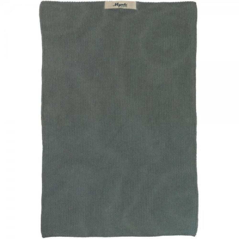 Ib Laursen Badetücher Ib Laursen Handtuch Mynte Gestrickt Moosgrün