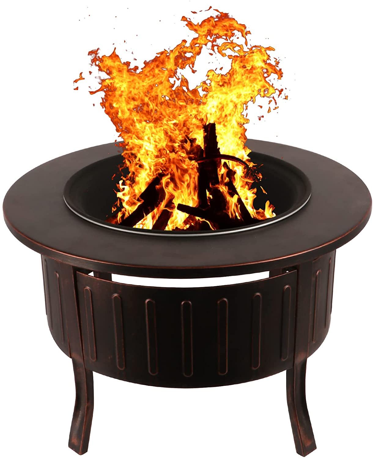 Feuerschale Feuerstelle inkl. Grillzubehör, φ71cm