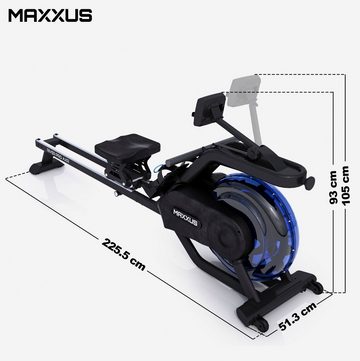 MAXXUS Rudergerät Ruderzugmaschine mit Wasser