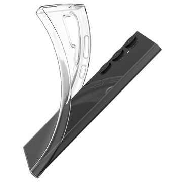 CoolGadget Handyhülle Transparent Ultra Slim Case für Samsung Galaxy S23 Ultra 6,8 Zoll, Silikon Hülle Dünne Schutzhülle für Samsung S23 Ultra 5G Hülle