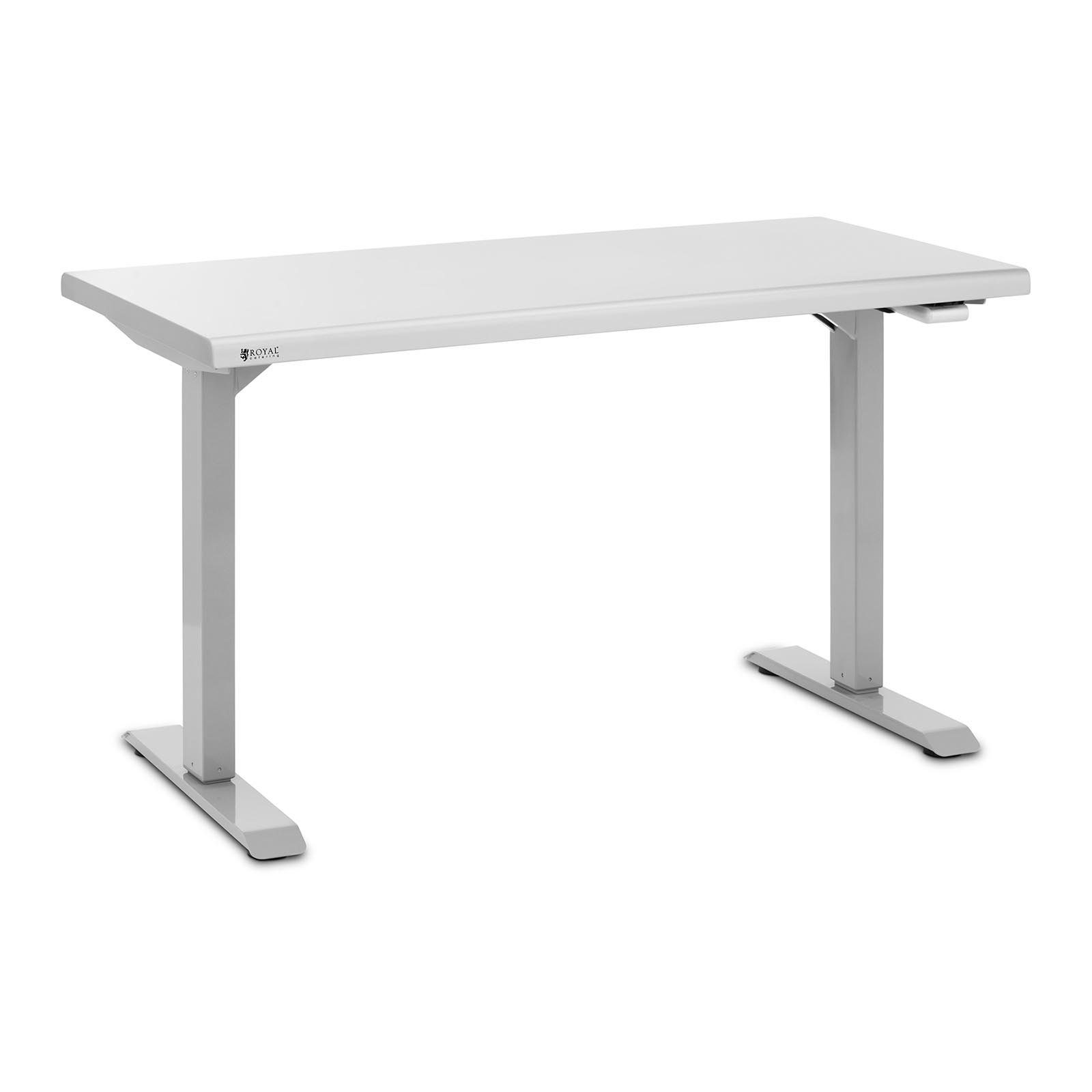 - Edelstahltisch - Arbeitstisch 126x60x71,5 Catering höhenverstellbar Royal 102cm Tragkraft 70kg