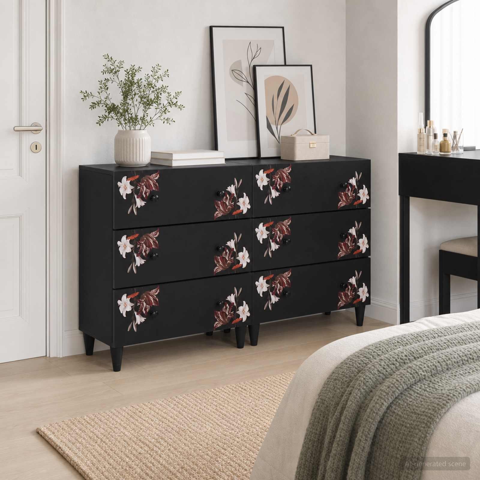 vidaXL Schranksystem Stauraumschränke 2 Stk. 120 x 33 x 75 cm Massivholz (2-St)