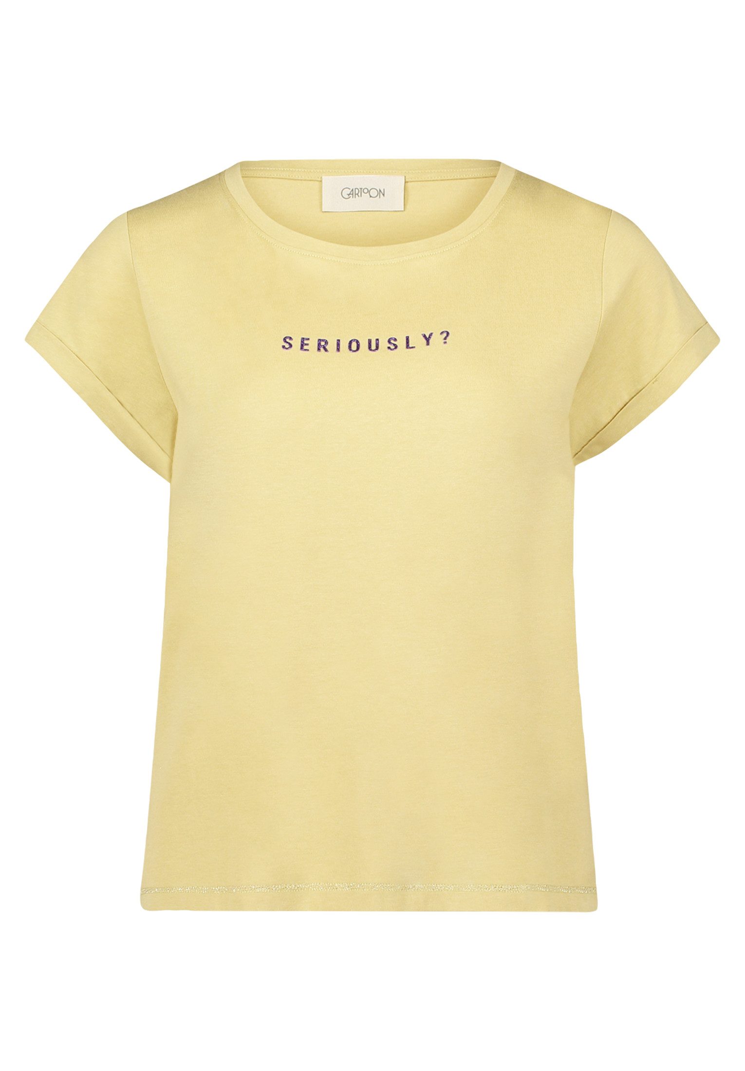 Cartoon Kurzarmshirt Cartoon Printshirt mit Rundhalsausschnitt günstig online kaufen