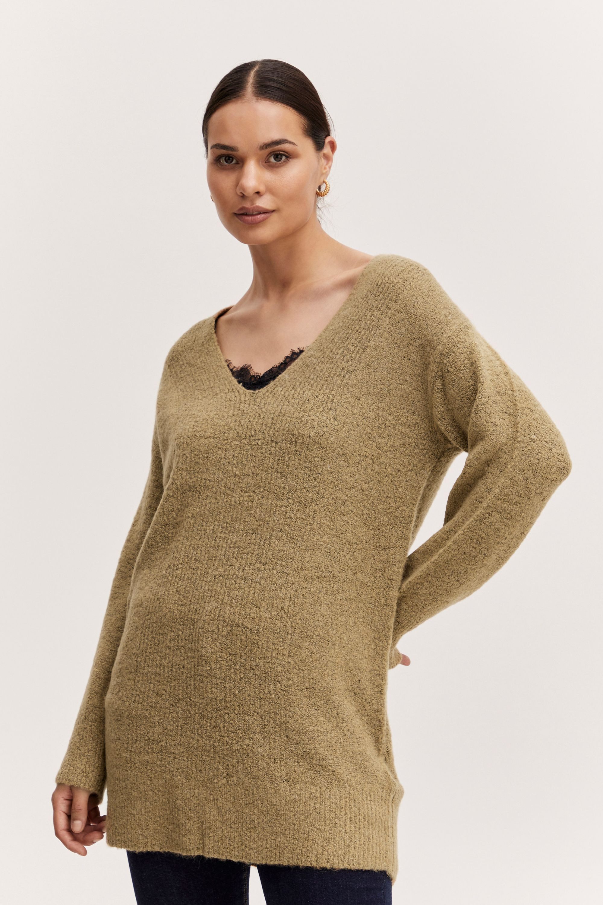 b.young Strickpullover BYMIRELLE VNECK JUMPER - günstig online kaufen