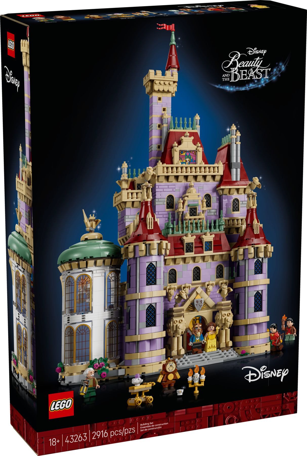 LEGO® Disney 43263 Das Schloss aus „Die Schöne und das Biest“ Konstruktions günstig online kaufen