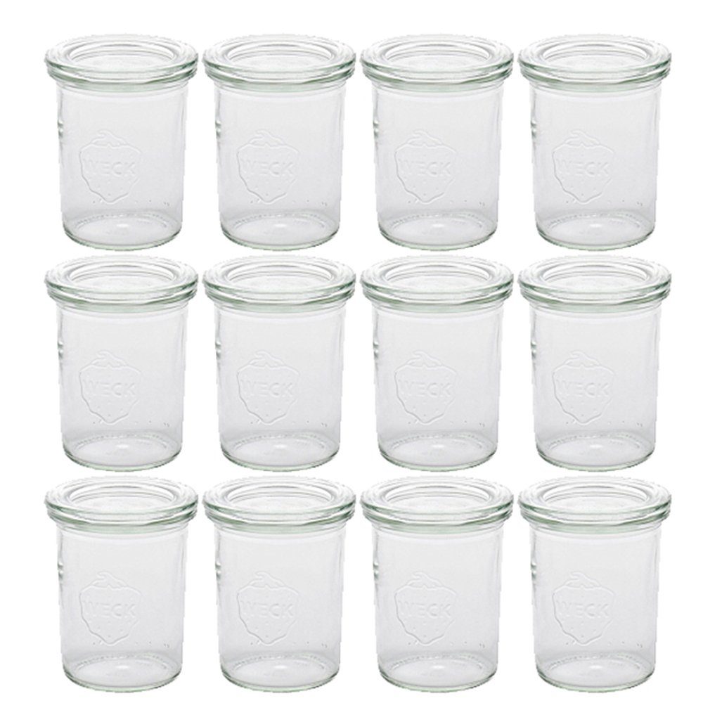 WECK Einmachglas »12er Pack Tulpen Gläser Vorspeisen Dessert Glas mit